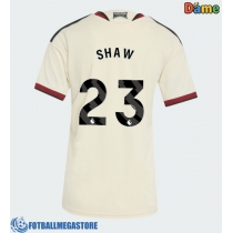 Fotballdrakt Dame Manchester United Luke Shaw #23 Tredjedrakt 2026-27 Kortermet